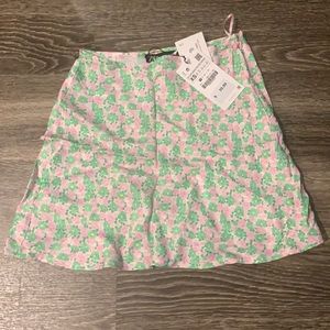 Zara silk skirt
